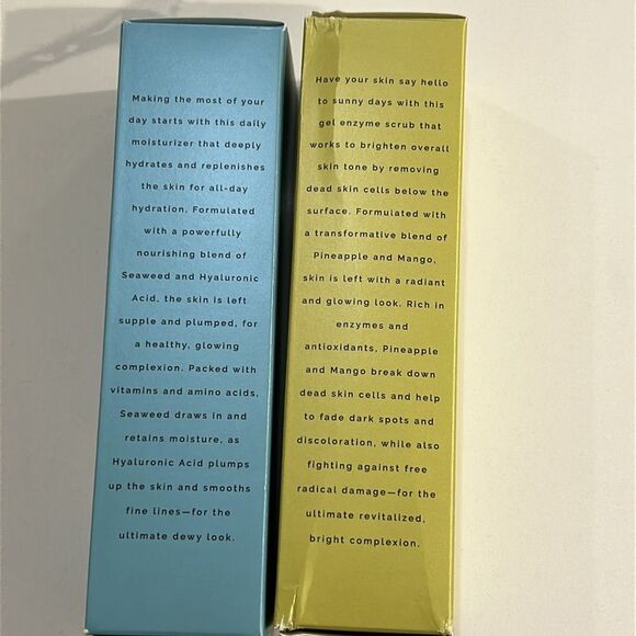 NEW Sun+Moon Set | Facial Moisturizer + Gel Enzyme Scrub - NIB - Picture 3 of 5
